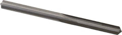 Hertel - 0.225" Solid Carbide 4 Flute Chucking Reamer - Straight Flute, 0.225" Straight Shank, 1" Flute Length, 3" OAL - USA Tool & Supply