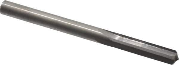 Hertel - 0.245" Solid Carbide 4 Flute Chucking Reamer - Straight Flute, 0.245" Straight Shank, 1" Flute Length, 3" OAL - USA Tool & Supply