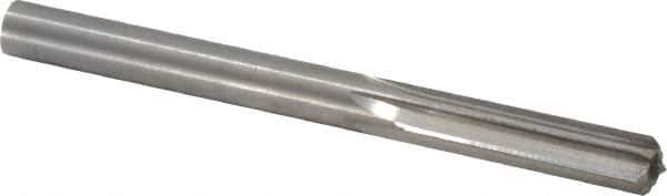 Hertel - 0.276" Solid Carbide 6 Flute Chucking Reamer - Straight Flute, 0.276" Straight Shank, 1-1/8" Flute Length, 3-1/4" OAL - USA Tool & Supply