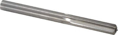 Hertel - 0.276" Solid Carbide 6 Flute Chucking Reamer - Straight Flute, 0.276" Straight Shank, 1-1/8" Flute Length, 3-1/4" OAL - USA Tool & Supply