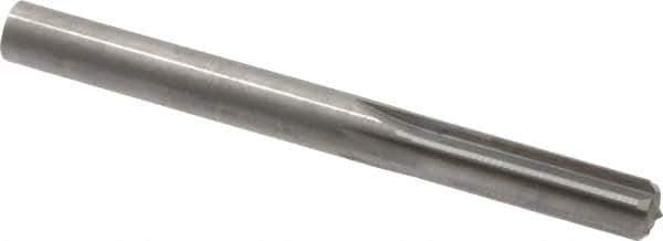 Hertel - 0.335" Solid Carbide 6 Flute Chucking Reamer - Straight Flute, 0.335" Straight Shank, 1-1/4" Flute Length, 3-1/2" OAL - USA Tool & Supply