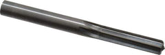 Hertel - 0.338" Solid Carbide 6 Flute Chucking Reamer - Straight Flute, 0.338" Straight Shank, 1-1/4" Flute Length, 3-1/2" OAL - USA Tool & Supply