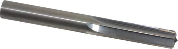 Hertel - 3/8" Solid Carbide 6 Flute Chucking Reamer - Straight Flute, 3/8" Straight Shank, 1-1/4" Flute Length, 3-1/2" OAL - USA Tool & Supply