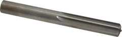 Hertel - 0.439" Solid Carbide 6 Flute Chucking Reamer - Straight Flute, 0.439" Straight Shank, 1-3/8" Flute Length, 4" OAL - USA Tool & Supply