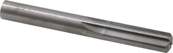 Hertel - 0.46" Solid Carbide 6 Flute Chucking Reamer - Straight Flute, 0.46" Straight Shank, 1-3/8" Flute Length, 4" OAL - USA Tool & Supply