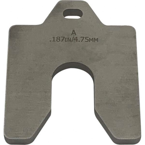 Maudlin Products - Metal Shim Stock Type: Slotted Shim Material: Stainless Steel - USA Tool & Supply