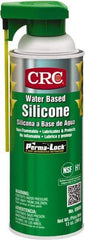 CRC - 16 oz Aerosol Silicone Lubricant - White, 0°F to 400°F, Food Grade - USA Tool & Supply