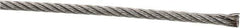 Value Collection - 3/32" Diam, Aircraft Cable - 920 Lb Breaking Strength, 7 x 7 Strand Core - USA Tool & Supply