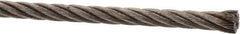 Value Collection - 3/16" Diam, Aircraft Cable - 3,700 Lb Breaking Strength, 7 x 19 Strand Core - USA Tool & Supply