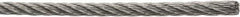 Value Collection - 1/8" Diam, Aircraft Cable - 1,700 Lb Breaking Strength, 7 x 7 Strand Core - USA Tool & Supply