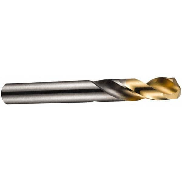 DORMER - 5.1mm 135° Spiral Flute High Speed Steel Screw Machine Drill Bit - USA Tool & Supply