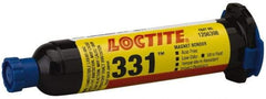 Loctite - 25 mL Cartridge Two Part Acrylic Adhesive - 0.33 min Working Time, 3,100 psi Shear Strength, Series 331 - USA Tool & Supply