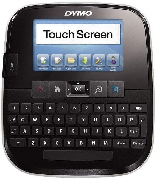 Dymo - Handheld/PC Printer/Office Label Maker - 180 DPI Resolution, 9.312" Wide x 9.31" Long - USA Tool & Supply