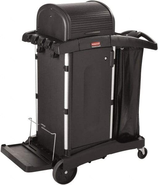 Rubbermaid - Aluminum & Structural Web Plastic Janitor Cart - 22" Width - USA Tool & Supply