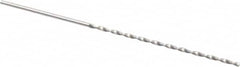 Accupro - #57 130° Parabolic Flute Vanadium High Speed Steel Taper Length Drill Bit - USA Tool & Supply