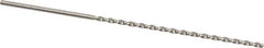 Accupro - #54, 130° Point, Parabolic Flute, Vanadium High Speed Steel Taper Length Drill Bit - Bright Finish, 1-25/32" Flute Length, 2-3/4" OAL - USA Tool & Supply