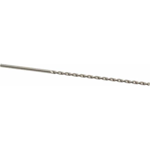 Accupro - #49 130° Parabolic Flute Vanadium High Speed Steel Taper Length Drill Bit - USA Tool & Supply