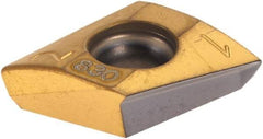 Iscar - T290 LNMT100405 TR Grade IC830 Carbide Milling Insert - TiAlN/TiN Finish, 0.3504" Thick, 0.5mm Corner Radius - USA Tool & Supply