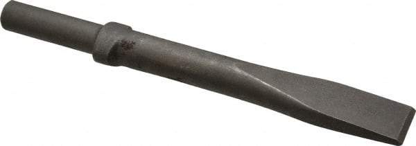 Ingersoll-Rand - 1" Head Width, 9" OAL, 3/4" Shank Diam, Flat Chisel - Round Drive, Round Shank, Steel - USA Tool & Supply