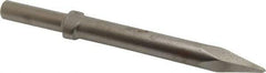 Ingersoll-Rand - 9" OAL, 0.7" Shank Diam, Moil Point Chisel - Round Drive, Round Shank, Steel - USA Tool & Supply