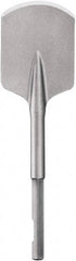 DeWALT - 4" Head Width, 4-1/2" OAL, 3/4" Shank Diam, Spade Chisel - Hex Drive, Hex Shank, Steel - USA Tool & Supply