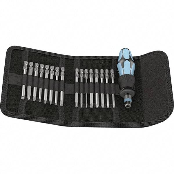 Wera - Screwdriver Bit Sets Type: Bit Set Drive Size: 1/4 (Inch) - USA Tool & Supply