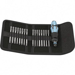 Wera - Screwdriver Bit Sets Type: Bit Set Drive Size: 1/4 (Inch) - USA Tool & Supply