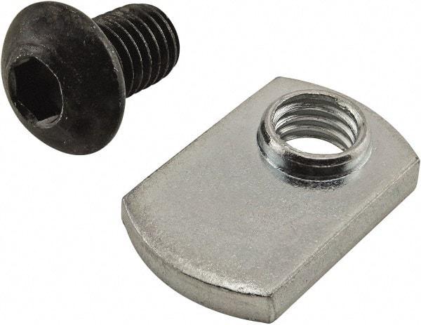 80/20 Inc. - Open Shelving Button Head Socket Cap Screw - 12mm Long, Use with 15/30/40 Series - USA Tool & Supply