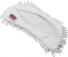 Rubbermaid - 226.06mm Long x 149.86mm Wide Microfiber Dust Mop Head - White - USA Tool & Supply