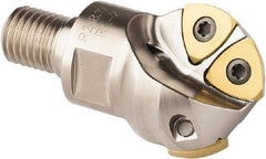 Seco - 40.01mm Cut Diam, 24.99mm Max Depth of Cut, Indexable Ball Nose End Mill - 50.01mm Head Length, M16 Modular Connection, R218.19 Toolholder, 218.19 200 Insert - USA Tool & Supply