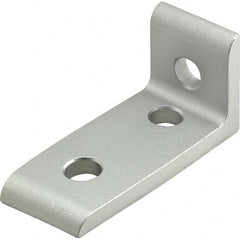 80/20 Inc. - 1" Wide x 2" High x 7/8" Long Open Shelving Corner L-Bracket - USA Tool & Supply