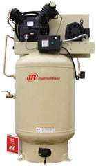 Ingersoll-Rand - 10 hp, 120 Gal Stationary Electric Vertical Air Compressor - Three Phase, 175 Max psi, 35 CFM, 230 Volt - USA Tool & Supply