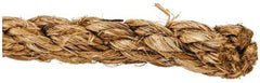 Value Collection - 1,200' Max Length Manila Rope - 1/2" Diam, 298 Lb Capacity - USA Tool & Supply