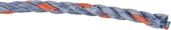 Value Collection - 1,200' Max Length Polypropylene High Strength Rope - 1/4" Diam, 200 Lb Capacity - USA Tool & Supply