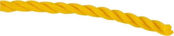 Value Collection - 1,200' Max Length Polypropylene Twisted Rope - 3/16" Diam, 81 Lb Capacity - USA Tool & Supply