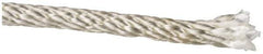 Value Collection - 1,000' Max Length Polyester Solid Braid Rope - 7/32" Diam, 118 Lb Capacity - USA Tool & Supply