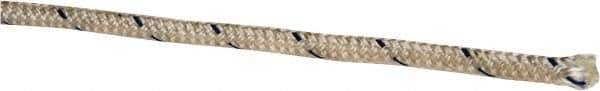 Value Collection - 600' Max Length Nylon Double Braid Rope - 1/4" Diam, 208 Lb Capacity - USA Tool & Supply