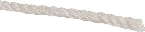 Value Collection - 1,200' Max Length Polyester Twisted Rope - 1/4" Diam, 165 Lb Capacity - USA Tool & Supply