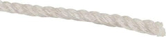 Value Collection - 1,200' Max Length Polyester Twisted Rope - 1/4" Diam, 165 Lb Capacity - USA Tool & Supply