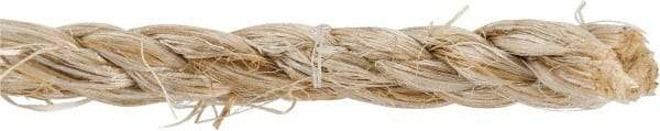 Value Collection - 2,400' Max Length Sisal Twisted Rope - 1/4" Diam, 48 Lb Capacity - USA Tool & Supply