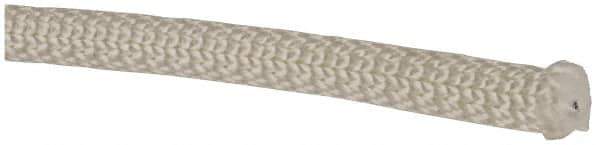 Made in USA - 100' Max Length Nylon Solid Braid Rope - 3/8" Diam, 124 Lb Capacity - USA Tool & Supply