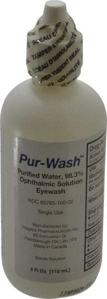 Medique - 4 oz, Disposable Eyewash Solution - USA Tool & Supply