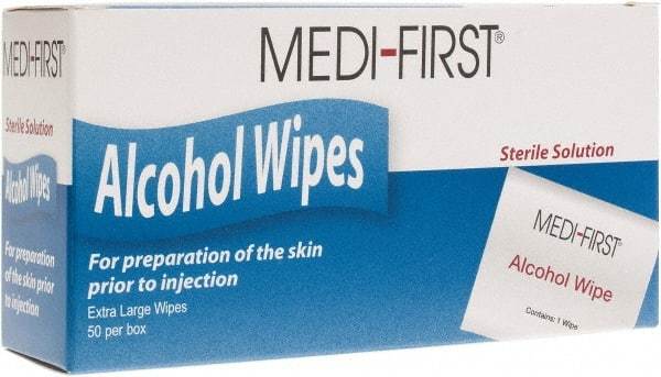 Medique - Wound Care Wipe - Box, Alcohol Wipe and Pad - USA Tool & Supply