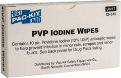 Medique - Antiseptic Wipe - Box, PVP Iodine, Unitized Kit Packing - USA Tool & Supply