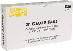 Medique - 3" Long x 3" Wide, General Purpose Pad - Yellow - USA Tool & Supply