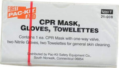 Medique - Disposable CPR Masks/Breathers Compatible First Aid Kits: Medique Unitized First Aid Kits - USA Tool & Supply