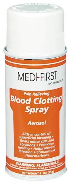 Medique - 3 oz Wound Care Spray - Comes in Aerosol Can, Blood Clotting Spray - USA Tool & Supply