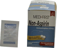 Medique - Medi-First Non-Aspirin Tablets - Headache & Pain Relief - USA Tool & Supply