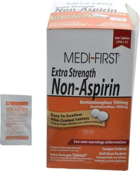 Medique - Medi-First Extra-Strength Non-Aspirin Tablets - Headache & Pain Relief - USA Tool & Supply