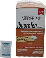 Medique - Medi-First Ibuprofen Tablets - Headache & Pain Relief - USA Tool & Supply